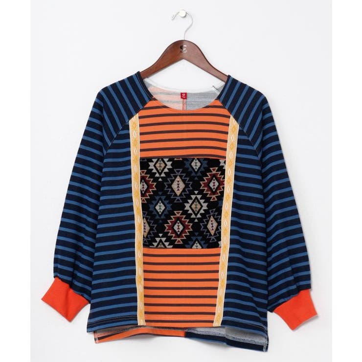 ネイビー系 | 【チャイハネ】カラパッチトップス | アミナコレクション 