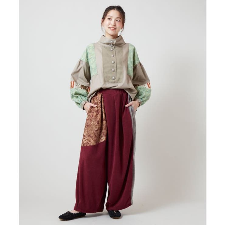 【チャイハネ】ワモーンパッチワークパンツ | アミナコレクション  | 詳細画像4 