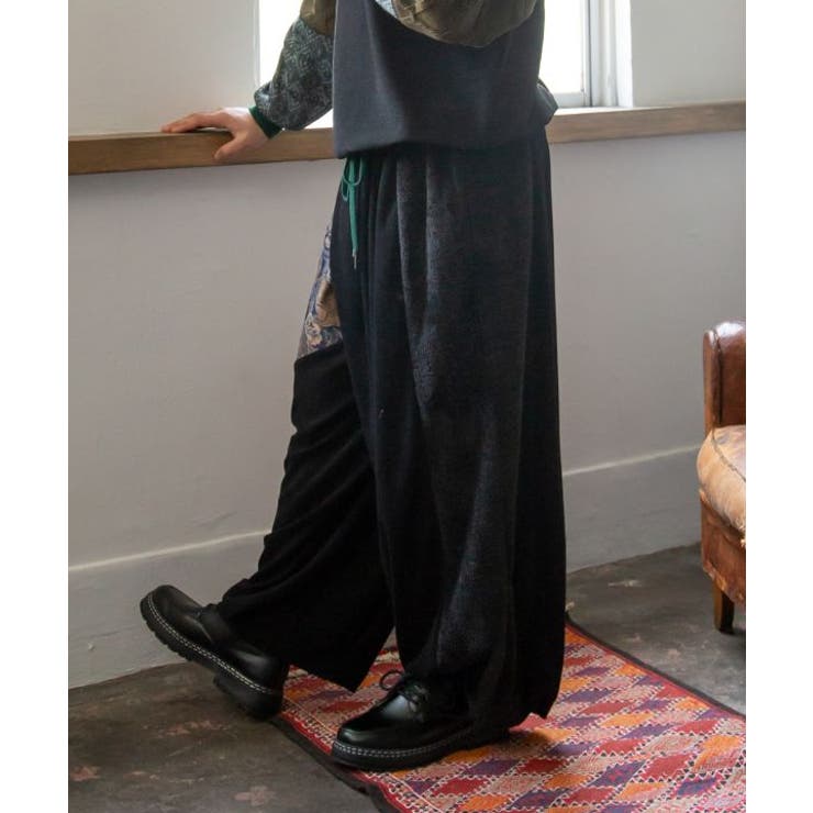 【チャイハネ】ワモーンパッチワークメンズパンツ | アミナコレクション | 詳細画像2 