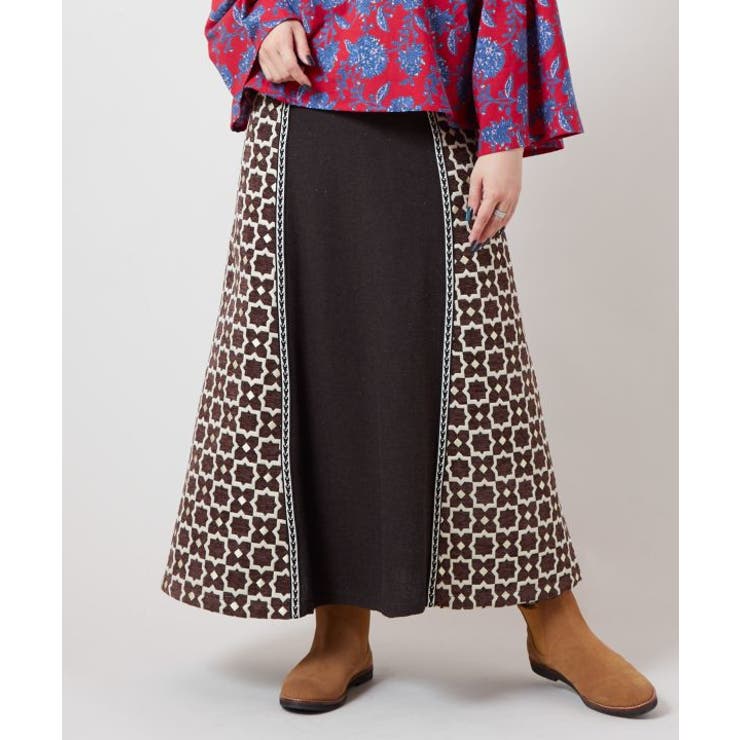 ブラウン | 【チャイハネ】ミナティスカート | アミナコレクション 