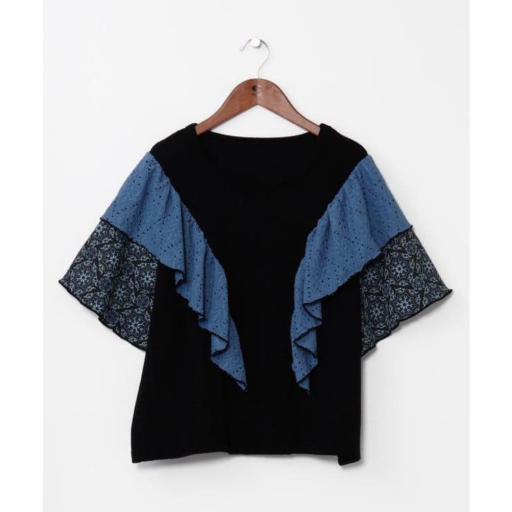 ブラック | 【チャイハネ】シュグフリルトップス | アミナコレクション 