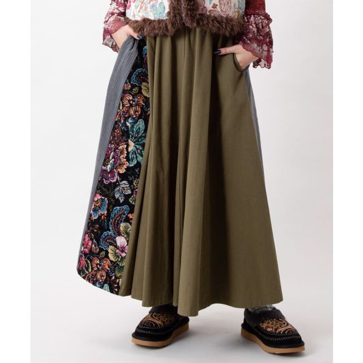 カーキ | 【チャイハネ】ジプアスカート | アミナコレクション 