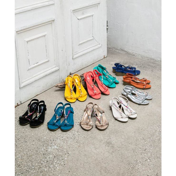 【チャイハネ】ギャビーサンダル ホワイト | アミナコレクション  | 詳細画像2 