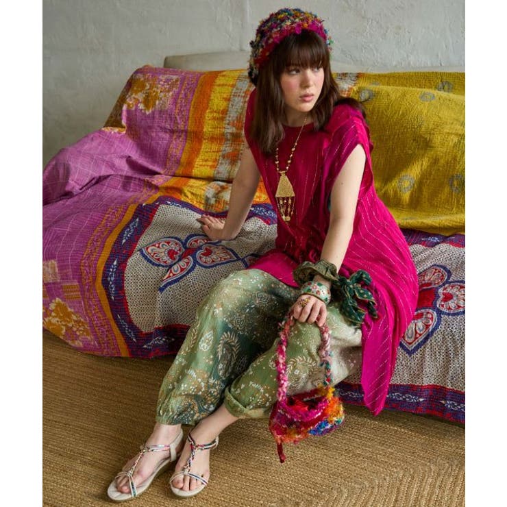 【チャイハネ】ギャビーサンダル ホワイト | アミナコレクション  | 詳細画像3 