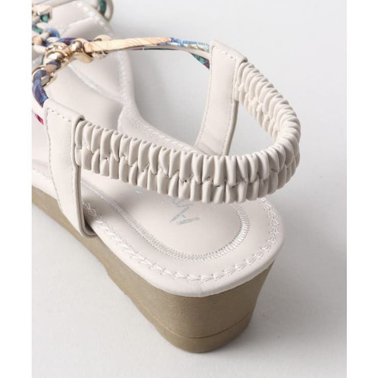 【チャイハネ】ギャビーサンダル ホワイト | アミナコレクション  | 詳細画像7 