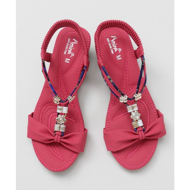 ピンク | 【チャイハネ】ギャリーサンダル | アミナコレクション 