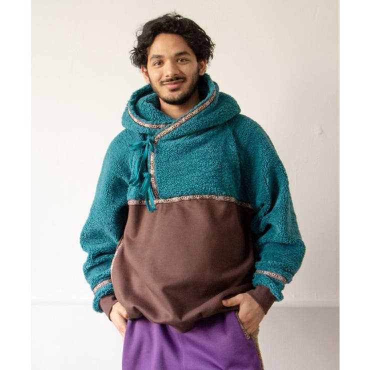 ブラウン | 【チャイハネ】ラミルアメンズトップス | アミナコレクション