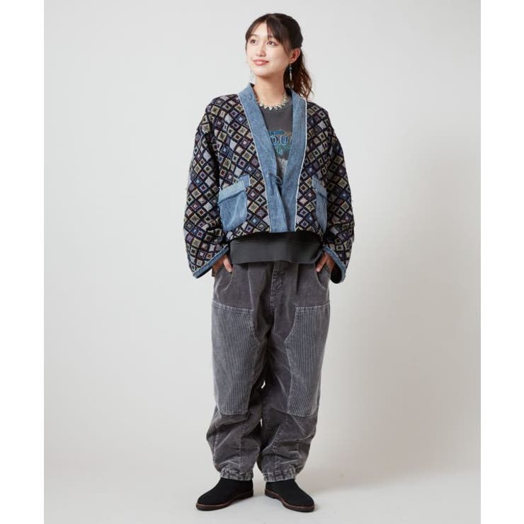 【チャイハネ】ノラパッチカーディガン | アミナコレクション  | 詳細画像2 