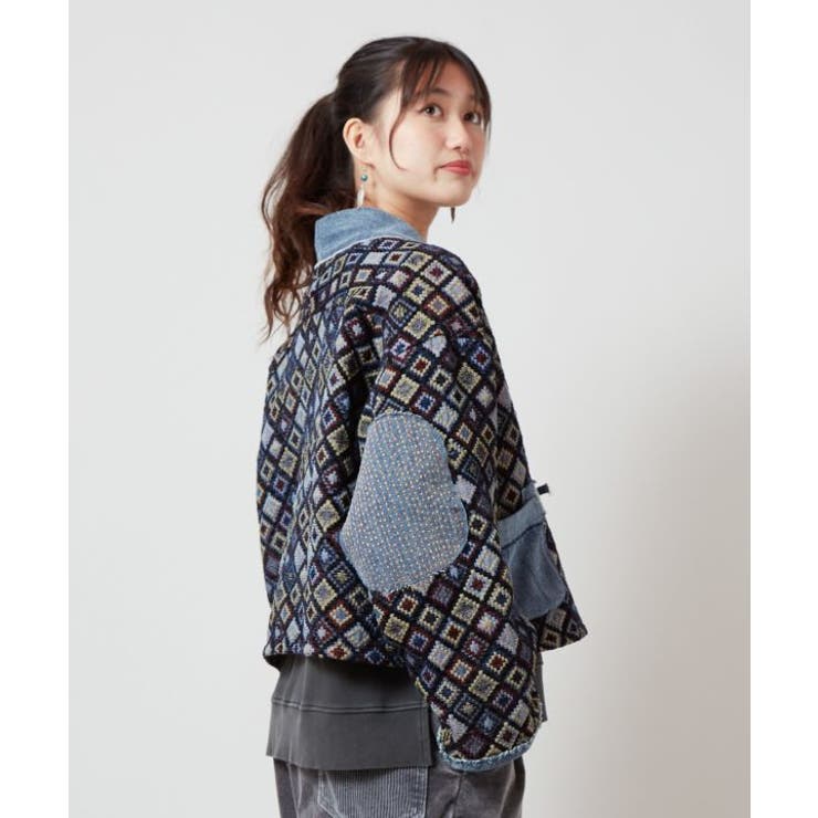 【チャイハネ】ノラパッチカーディガン | アミナコレクション  | 詳細画像3 