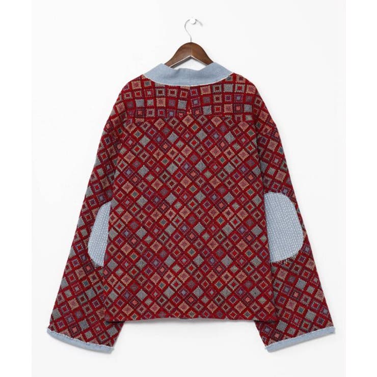 【チャイハネ】ノラパッチメンズカーディガン | アミナコレクション | 詳細画像6 