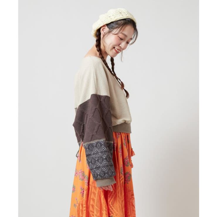 【チャイハネ】バサッタ変形プルオーバー | アミナコレクション  | 詳細画像6 