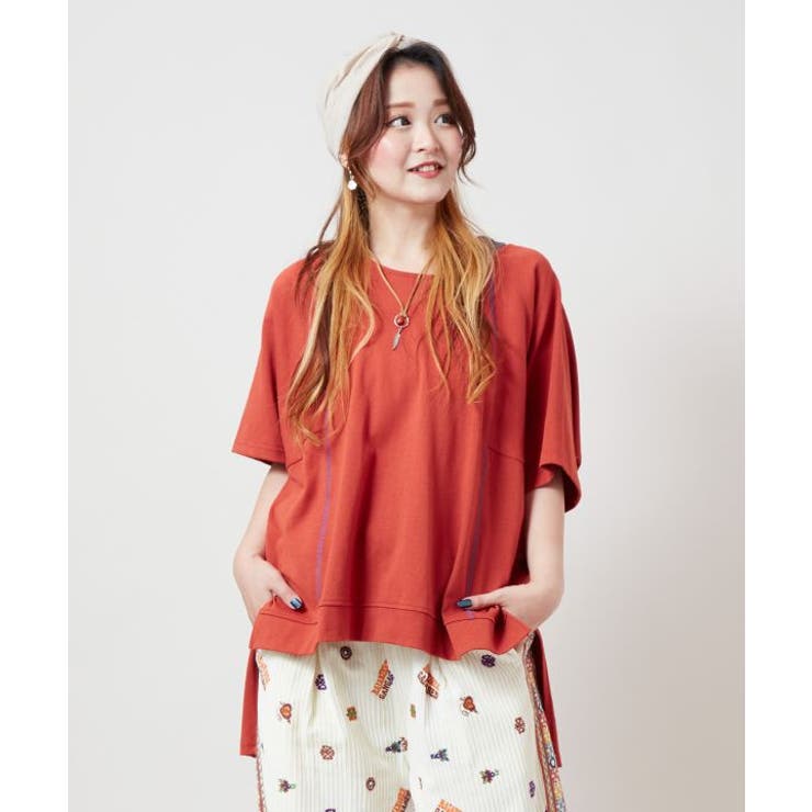 オレンジ | 【チャイハネ】ベーシスクトップス【タンクトップ付き】 | アミナコレクション 