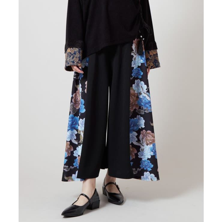 ブラック | 【チャイハネ】スラミアパンツ | アミナコレクション 