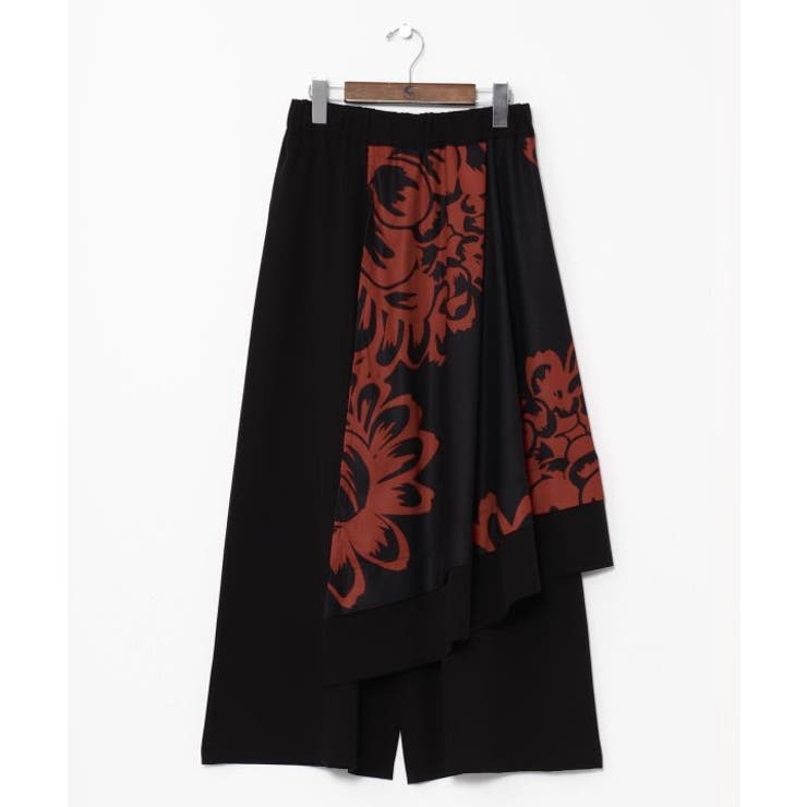 ブラック | 【チャイハネ】セマム変形ワイドパンツ | アミナコレクション 