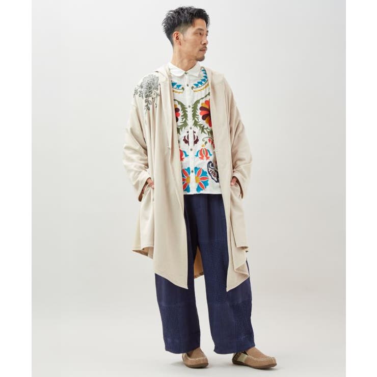 【チャイハネ】ブラーケメンズカーディガン | アミナコレクション | 詳細画像3 