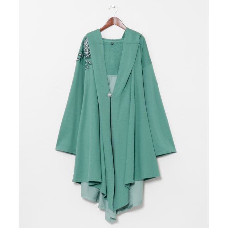 グリーン | 【チャイハネ】ブラーケメンズカーディガン | アミナコレクション
