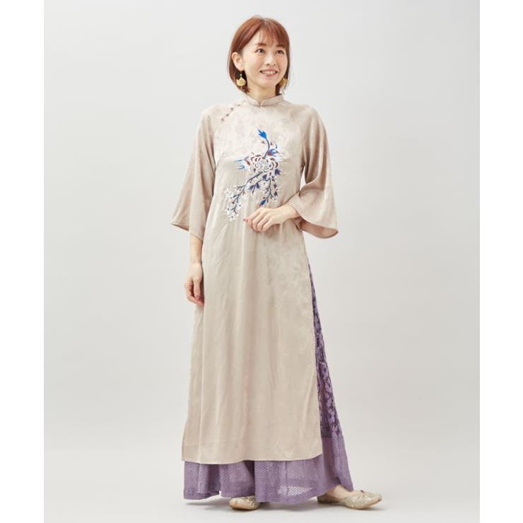 【チャイハネ】ネリナラ刺繍ワンピース | アミナコレクション  | 詳細画像3 