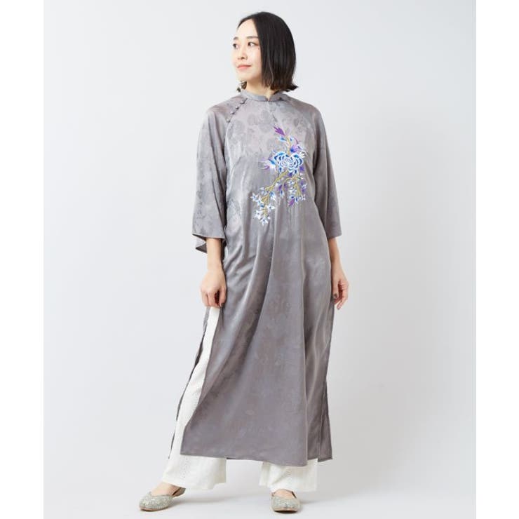 【チャイハネ】ネリナラ刺繍ワンピース | アミナコレクション  | 詳細画像4 