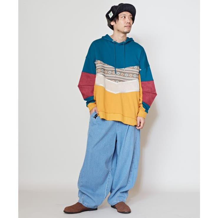 【チャイハネ】ファルパキメンズフードトップス | アミナコレクション | 詳細画像5 