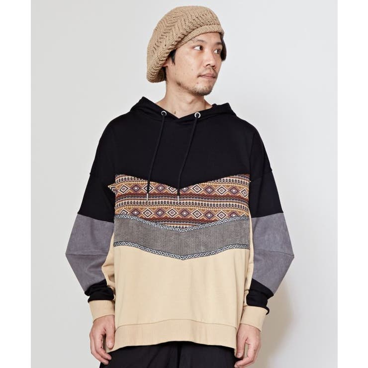 【チャイハネ】ファルパキメンズフードトップス | アミナコレクション | 詳細画像6 