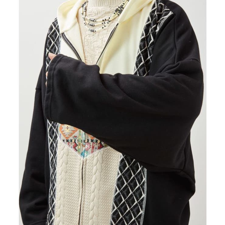 【チャイハネ】ファランナメンズジップアップカーディガン | アミナコレクション  | 詳細画像11 