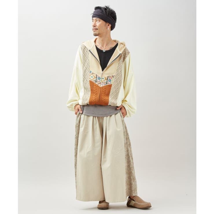 【チャイハネ】ファランナメンズジップアップカーディガン | アミナコレクション  | 詳細画像4 