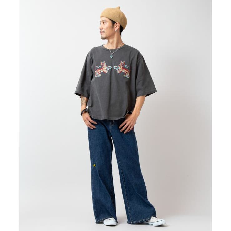 【チャイハネ】ラオリャンメンズTシャツ | アミナコレクション  | 詳細画像1 