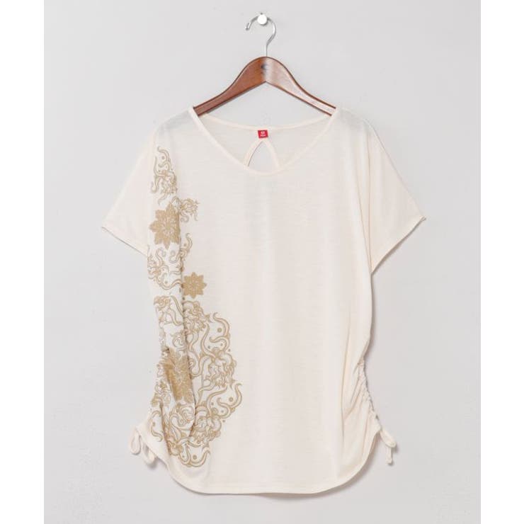 ホワイト | 【チャイハネ】ガディアＴシャツ【Amina×VORRUK】 | アミナコレクション 