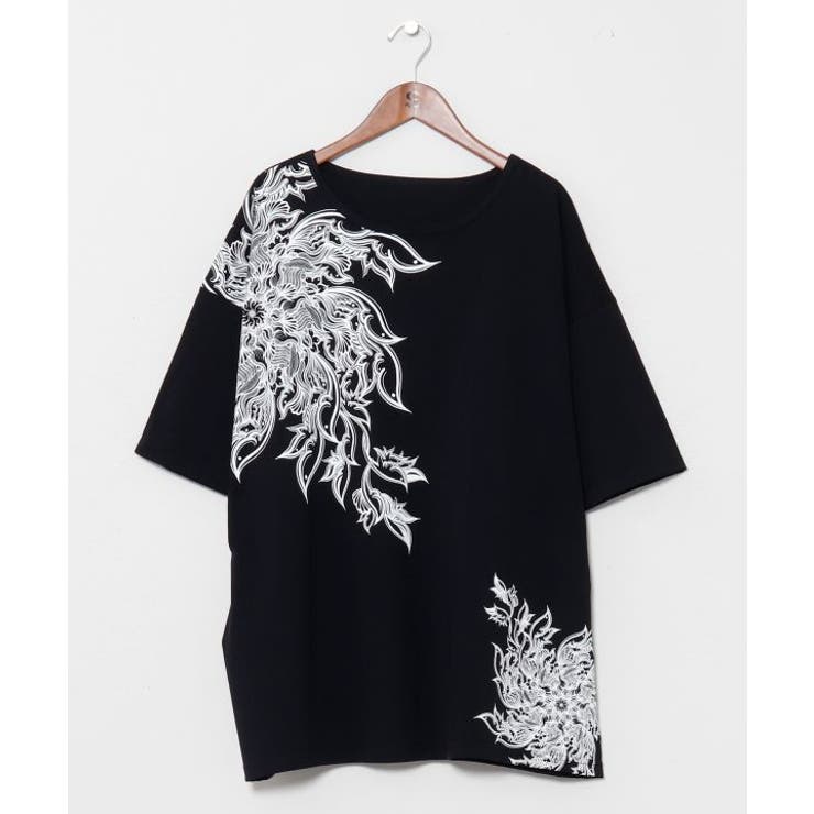 ブラック | 【チャイハネ】サウィドメンズＴシャツ【Amina×VORRUK】 | アミナコレクション 