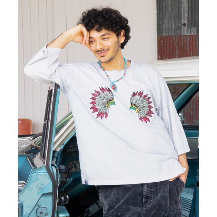 ホワイト | 【チャイハネ】ピグネイメンズＴシャツ | アミナコレクション 