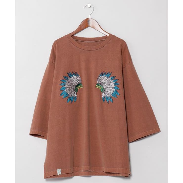 ブラウン | 【チャイハネ】ピグネイメンズＴシャツ | アミナコレクション 
