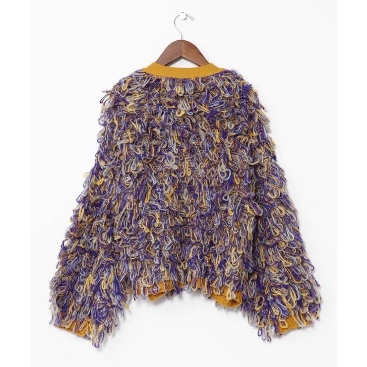 【チャイハネ】カラフルループニットカーディガン | アミナコレクション  | 詳細画像12 