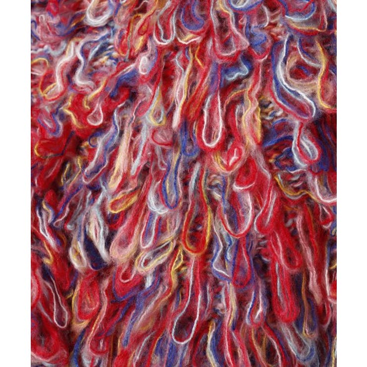 【チャイハネ】カラフルループニットカーディガン | アミナコレクション  | 詳細画像6 