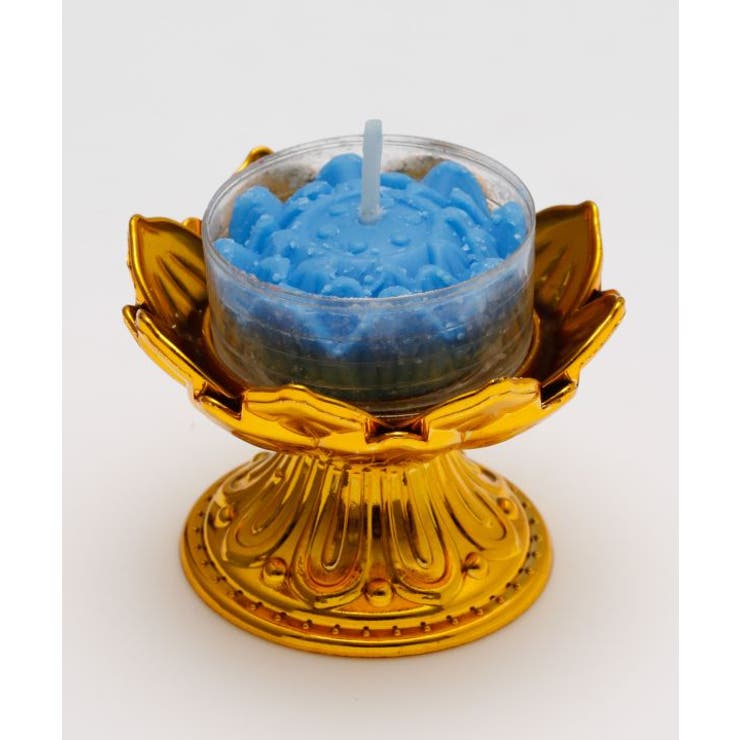 ブルー | 【チャイハネ】ロータスカップキャンドル | アミナコレクション 