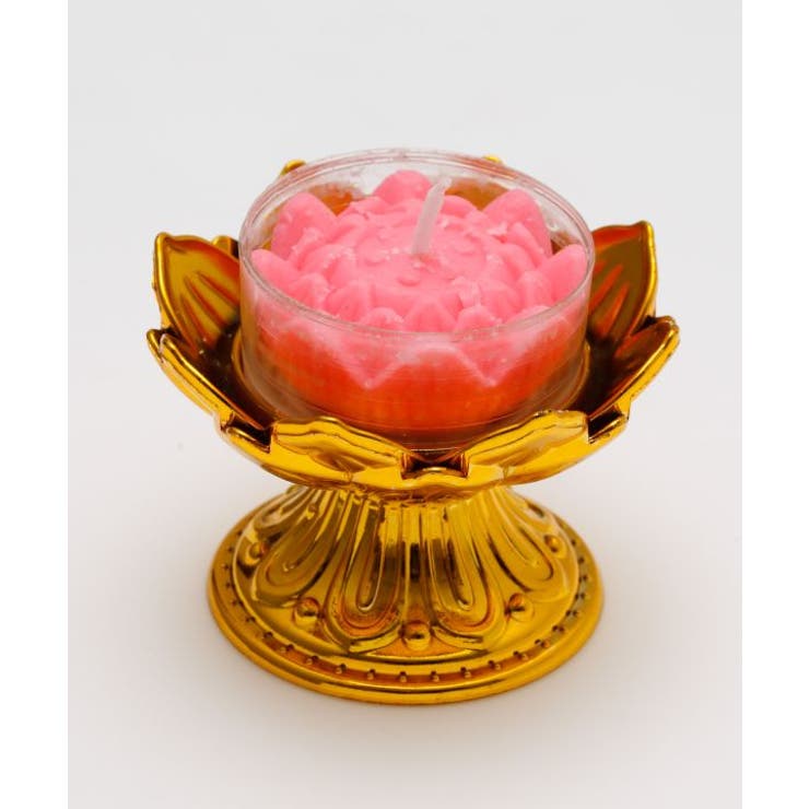 ピンク | 【チャイハネ】ロータスカップキャンドル | アミナコレクション 