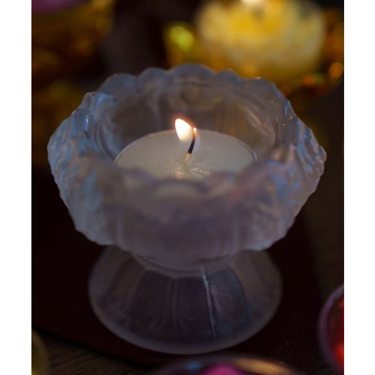 【チャイハネ】ロータスガラススタンド | アミナコレクション  | 詳細画像2 