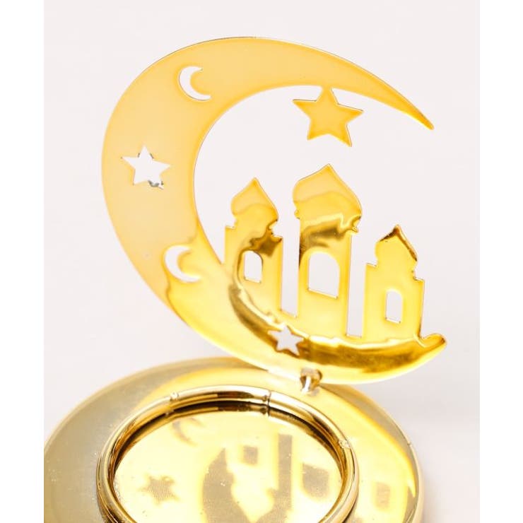 【チャイハネ】ムーン透かしキャンドルホルダー | アミナコレクション  | 詳細画像4 