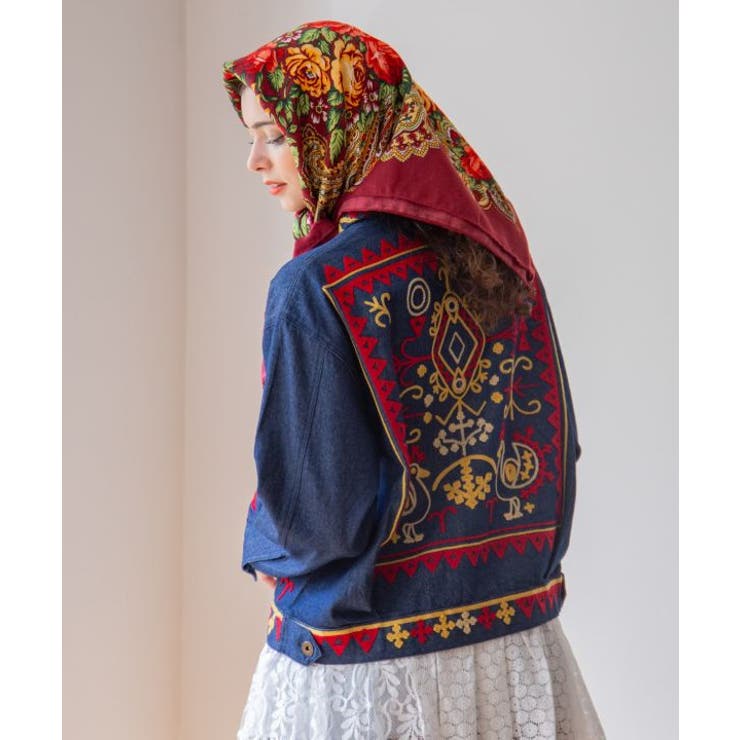 【チャイハネ】フラワースカーフ | アミナコレクション  | 詳細画像16 