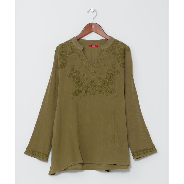 カーキ | 【チャイハネ】カズノウＴＯＰ－Ｌ | アミナコレクション 