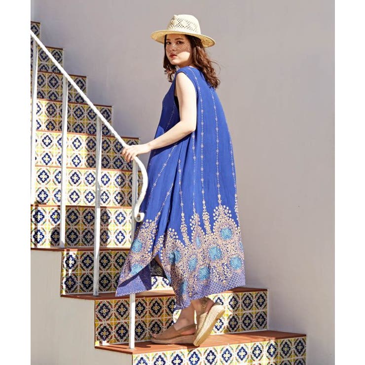 【チャイハネ】ヨウエンノースリーブワンピース | アミナコレクション  | 詳細画像14 