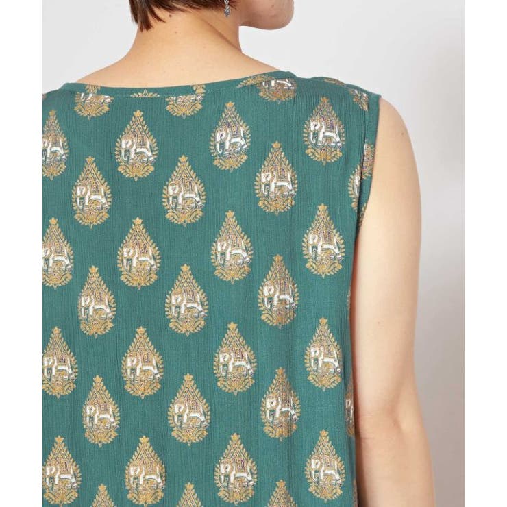 【チャイハネ】ヨウエンノースリーブワンピース | アミナコレクション  | 詳細画像7 