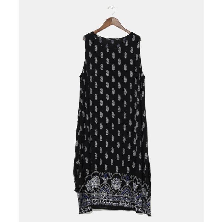 ブラック系その他 | 【チャイハネ】ヨウエンノースリーブワンピース | アミナコレクション 