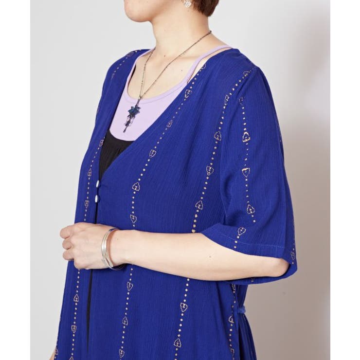 【チャイハネ】【ＵＶカット加工】ヨウエンロングカーディガン | アミナコレクション  | 詳細画像11 