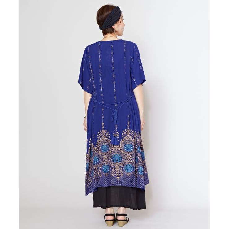 【チャイハネ】【ＵＶカット加工】ヨウエンロングカーディガン | アミナコレクション  | 詳細画像8 