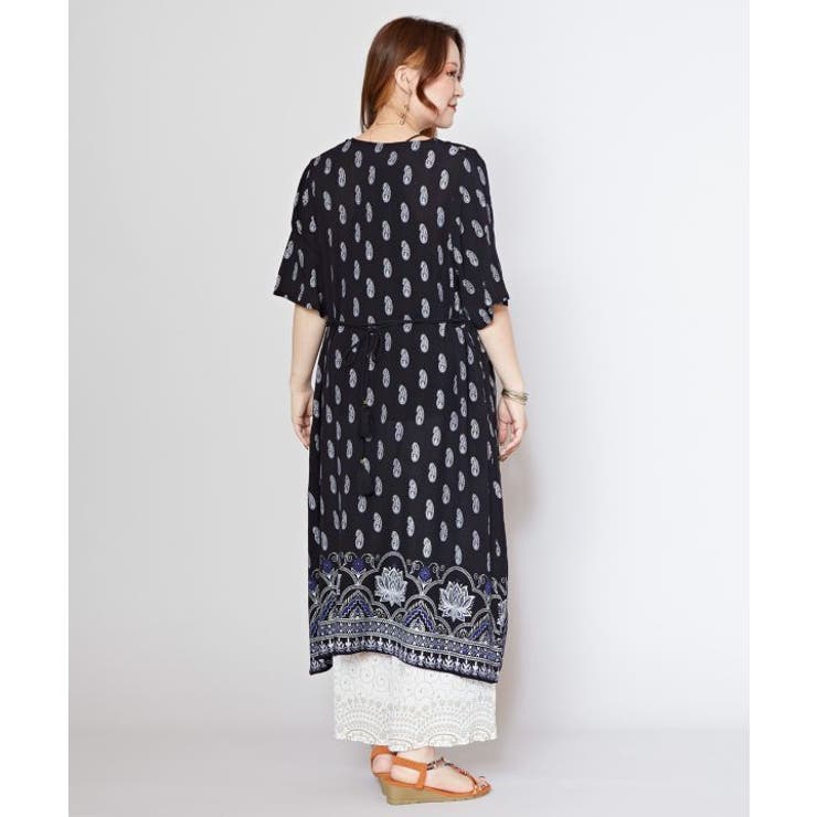 【チャイハネ】【ＵＶカット加工】ヨウエンロングカーディガン | アミナコレクション  | 詳細画像9 