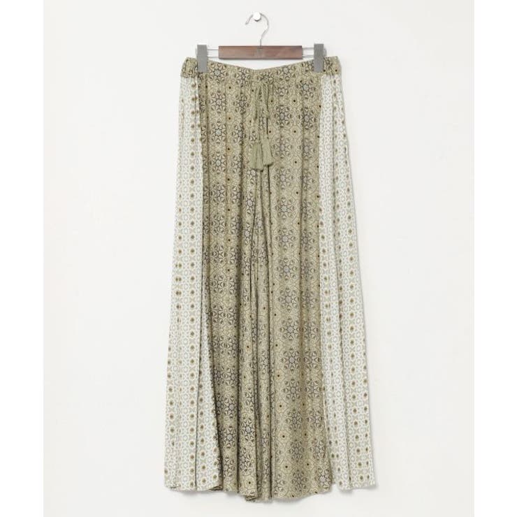 ベージュ | 【チャイハネ】アラセアワイドパンツ | アミナコレクション 