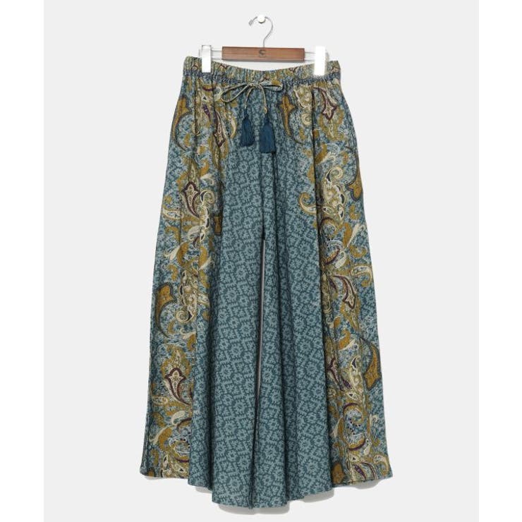 ターコイズブルー | 【チャイハネ】デュオワイドパンツ | アミナコレクション 