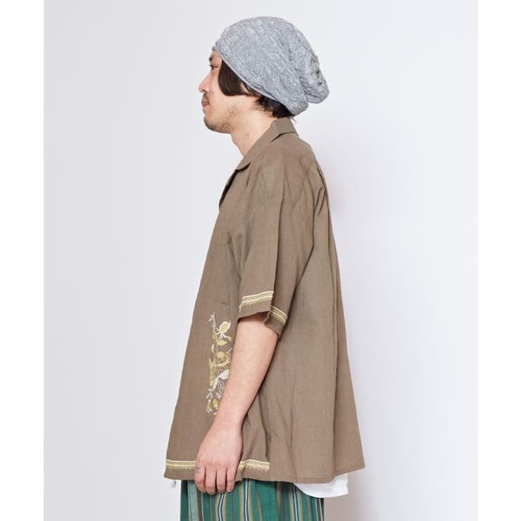 【チャイハネ】ジースメンズ開襟シャツ | アミナコレクション  | 詳細画像5 