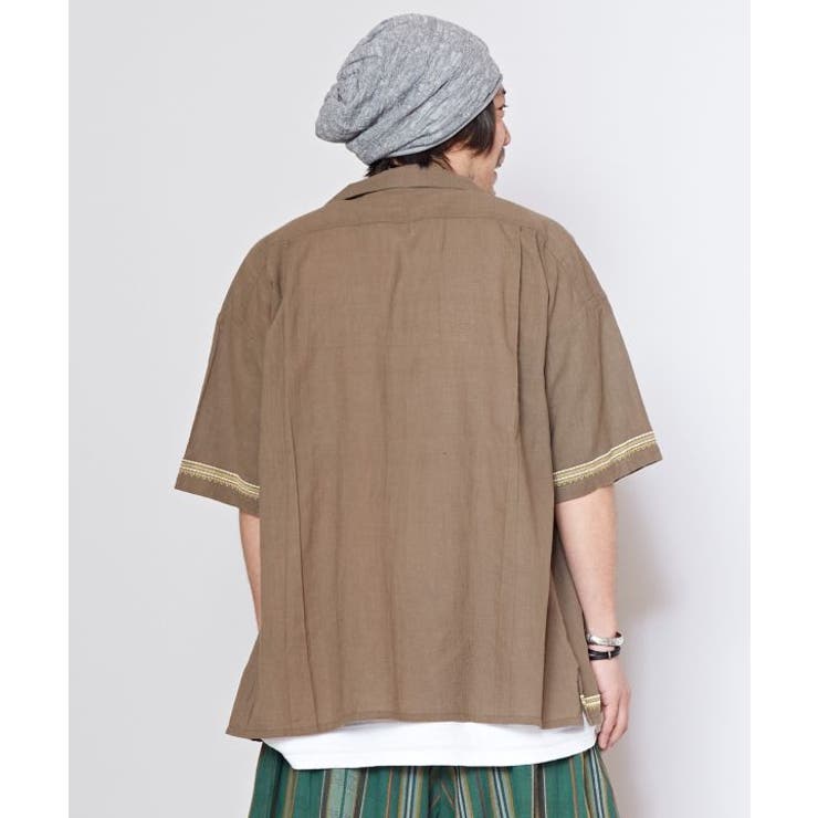 【チャイハネ】ジースメンズ開襟シャツ | アミナコレクション  | 詳細画像6 