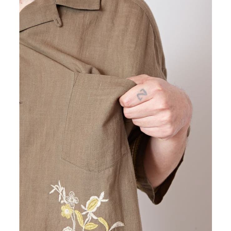 【チャイハネ】ジースメンズ開襟シャツ | アミナコレクション  | 詳細画像8 